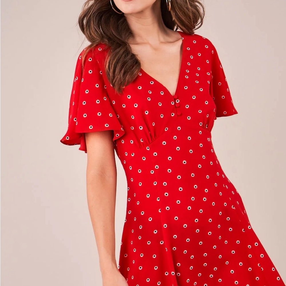 Red AQUA Mini Dress | Summer Dress